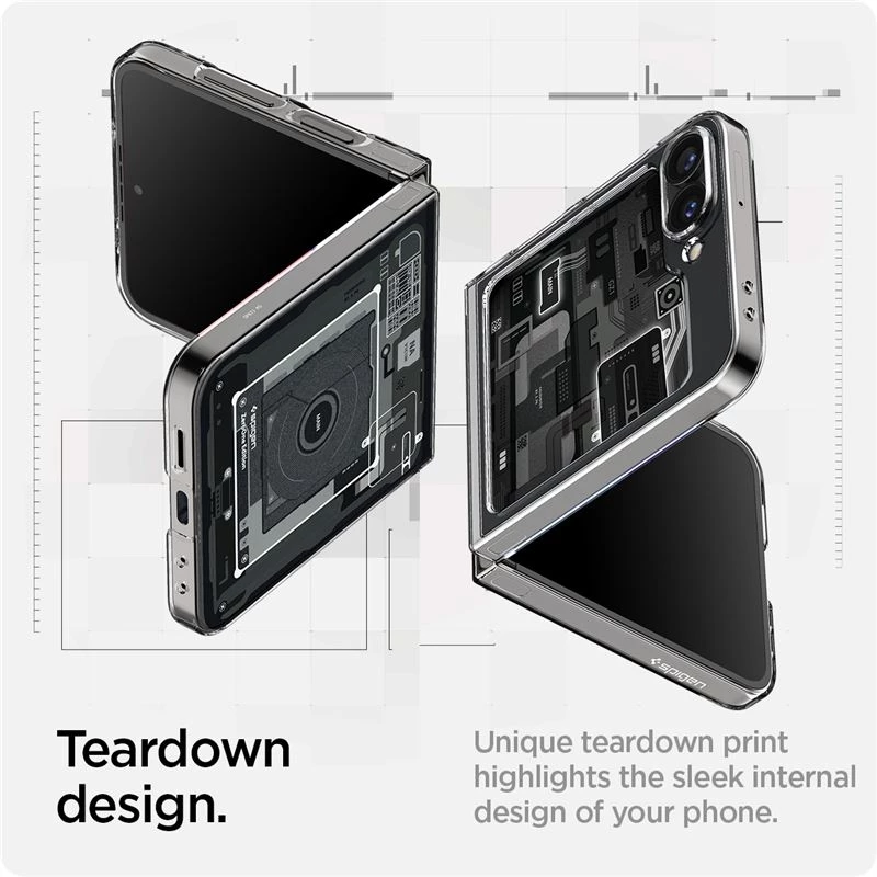Σκληρή Θήκη - Samsung Galaxy Z Flip6 - Spigen Air Skin - Zero One (ACS07837)