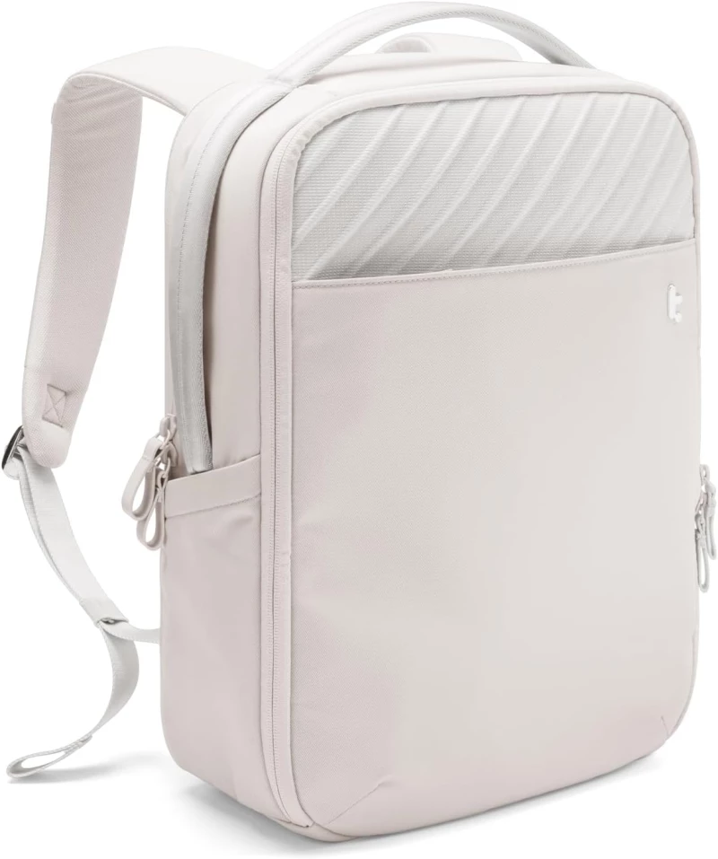 Tomtoc Voyage-T50 Laptop Backpack - Σακίδιο / Τσάντα Πλάτης & Μεταφοράς Laptop έως 15.6" & Tablet έως 12.9" - 20L - White (T50M1W1)