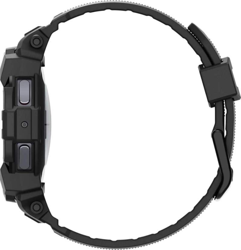 Spigen Rugged Armor Pro - Unibody Θήκη Σιλικόνης - Samsung Galaxy Watch 7 40mm - Matte Black (ACS08336)