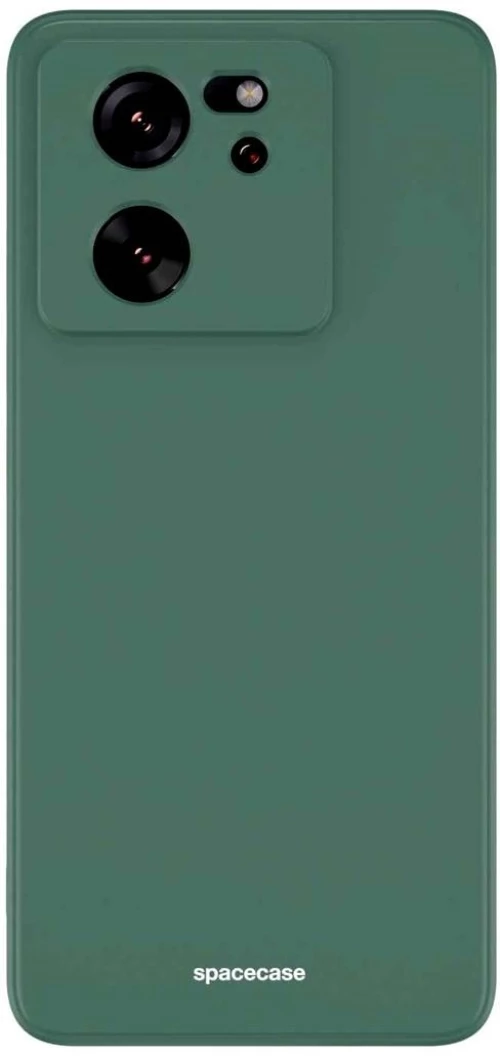 Θήκη Xiaomi 13T / 13T Pro - Spacecase Silicone Case Σιλικόνης - Dark Green (5905719105631)
