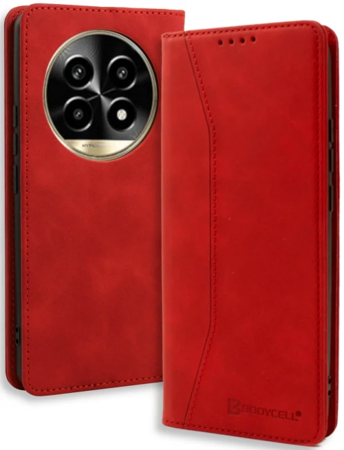 Θήκη Realme 13 Pro / 13 Pro Plus - Bodycell Book Case Πορτοφόλι - Red (5206015079290)