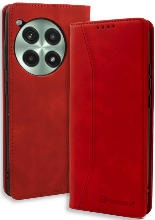 Θήκη OnePlus Ace 3 Pro - Bodycell Book Case Πορτοφόλι - Red (5206015078804)