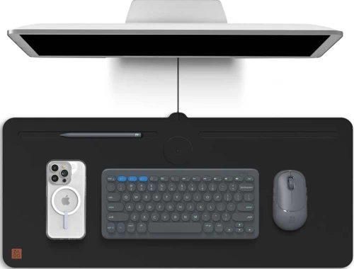 Zagg Wireless Charging Desk Mat - MousePad με Βάση Ασύρματης Φόρτισης Qi - 10W - Black (840390302571)