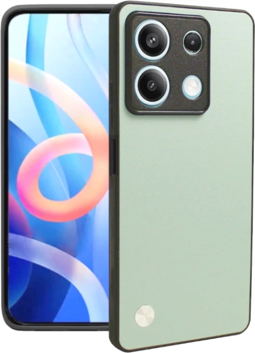 Θήκη Xiaomi Redmi Note 13 Pro 5G / Poco X6 - Bodycell Vegan Cover Σκληρή - Light Green (5206015077999)