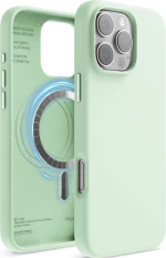 Θήκη Apple iPhone 16 Pro Max - Elago Magnetic Silicone Case Premium Σιλικόνης με MagSafe - Soft Mint (ES16MSSC69PRO-SMT)