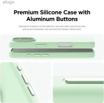 Θήκη Apple iPhone 16 Pro Max - Elago Magnetic Silicone Case Premium Σιλικόνης με MagSafe - Soft Mint (ES16MSSC69PRO-SMT)