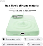 Θήκη Apple iPhone 16 Pro Max - Elago Magnetic Silicone Case Premium Σιλικόνης με MagSafe - Soft Mint (ES16MSSC69PRO-SMT)