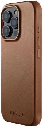 Θήκη Apple iPhone 16 Pro - MUJJO Full Leather Case Δερμάτινη με MagSafe - Tan (MUJJO-CL-051-TN)