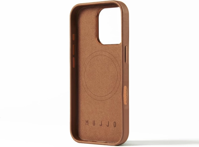 Θήκη Apple iPhone 16 Pro - MUJJO Full Leather Case Δερμάτινη με MagSafe - Tan (MUJJO-CL-051-TN)