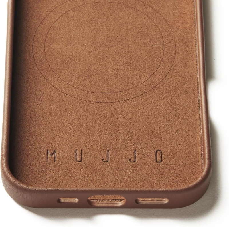 Θήκη Apple iPhone 16 Pro - MUJJO Full Leather Case Δερμάτινη με MagSafe - Tan (MUJJO-CL-051-TN)