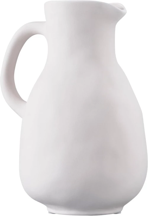 Navaris Sculptural Pitcher Vase - Διακοσμητικό Βάζο από Δολομίτη - 16 x 13 x 21 cm - Natural (61634.01)