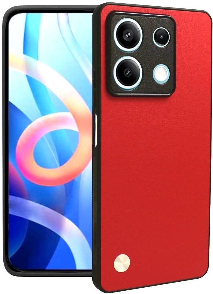 Θήκη Xiaomi Redmi Note 13 5G - Bodycell Vegan Cover Σκληρή - Red (5206015077920)