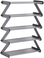 Ραφιέρα παπουτσιών 5 επιπέδων - YH8802-5 - 522466 - Grey