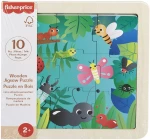 FISHER PRICE ΞΥΛΙΝΟ ΠΑΖΛ 10 τεμ. ΕΝΤΟΜΑ (#HXV19)