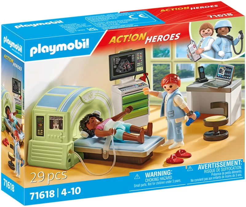 PLAYMOBIL ACTION HEROES ΔΩΜΑΤΙΟ ΜΑΓΝΗΤΙΚΗΣ ΤΟΜΟΓΡΑΦΙΑΣ (#71618)