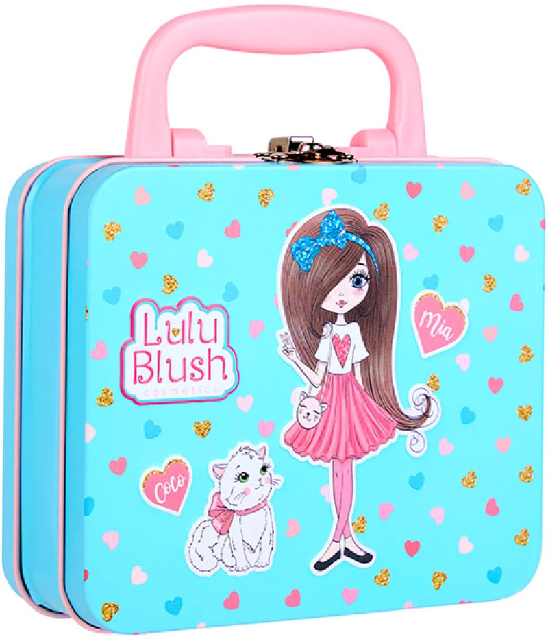 LULU BLUSH ΠΑΙΔΙΚΟ ΣΕΤ ΜΑΚΙΓΙΑΖ ΣΕ ΜΕΤΑΛΛΙΚΗ ΘΗΚΗ (#84951)