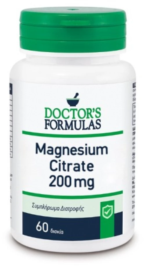 Doctor's Formulas Magnesium Citrate 200mg 60 Caps