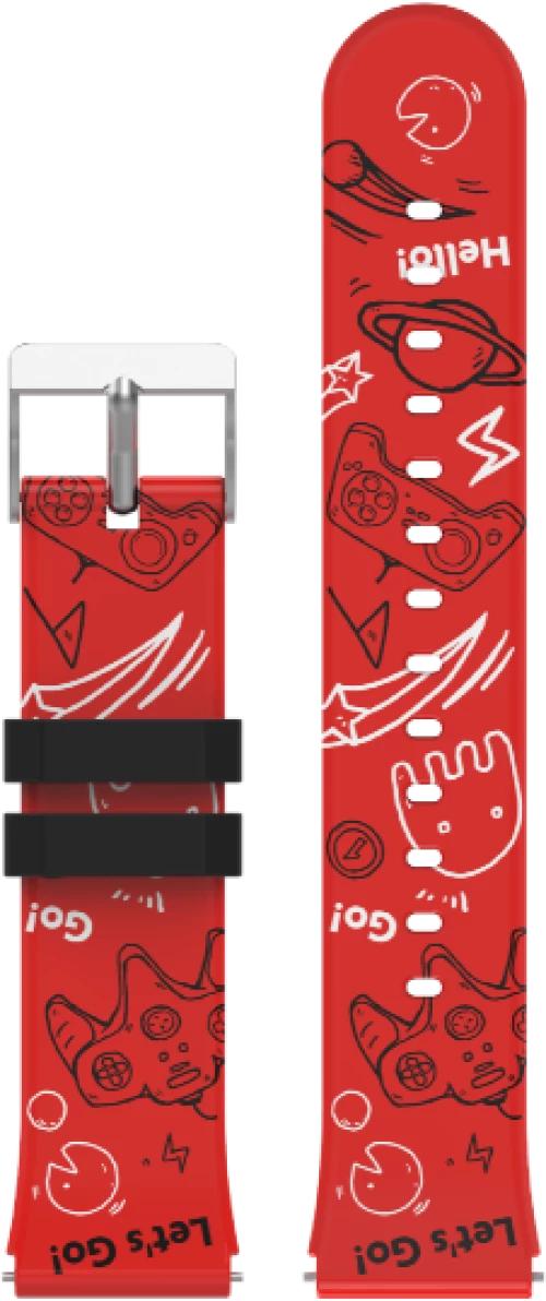 Kiddoboo Strap Space Red