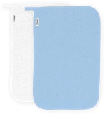 Interbaby Σετ Λαβέτες 2 Τμχ White Blue