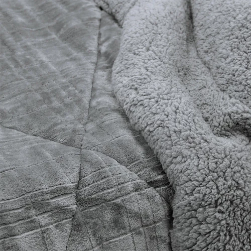 LINO ΚΟΥΒΕΡΤΟΠΑΠΛΩΜΑ DANIA GREY 220X240