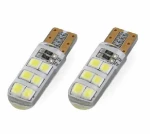 ΛΑΜΠΑΚΙ Ρ10 STADARD LED SILCA 12V-1.5W-5600K-12LED(ΛΕΥΚΟ/ΦΥΧΡΟ)ΑΜΙΟ-2ΤΕΜ.