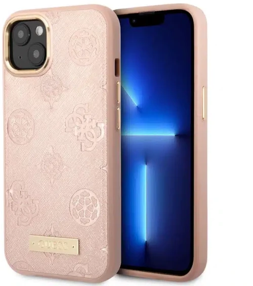 Guess iPhone 14 Plus Back cover case - iPhone 15 Plus - Pink