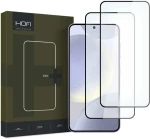 Hofi® Tempered Glass Pro+ Full Cover 9H / 3D Samsung Galaxy S24 Μαύρο - 2 Pack