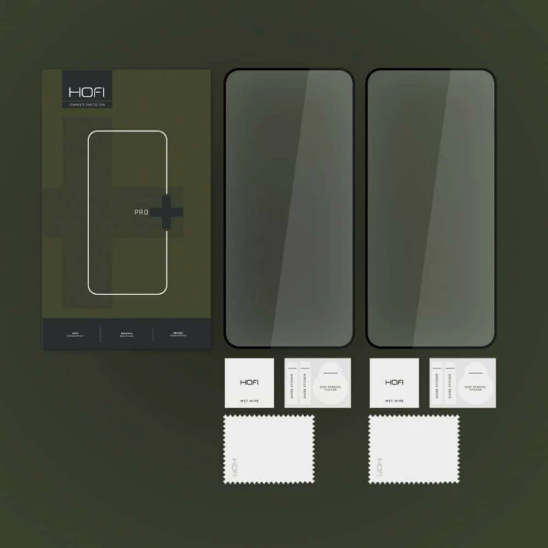Hofi® Tempered Glass Pro+ Full Cover 9H / 3D Samsung Galaxy S24 Μαύρο - 2 Pack