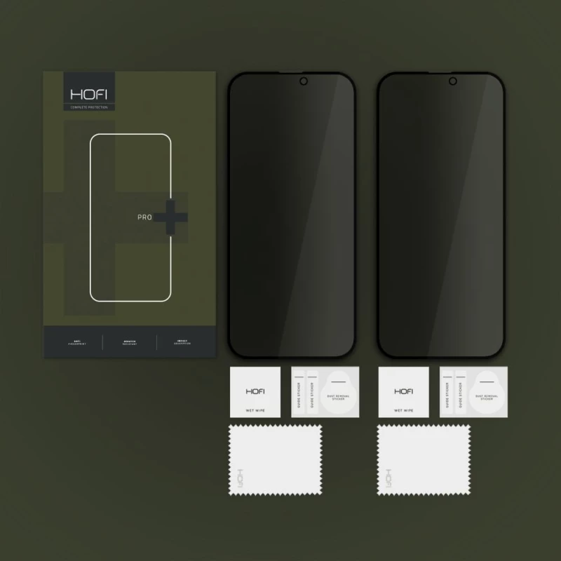 Hofi Anti Spy Glass Pro+ Privacy Tempered Glass 2τμχ (iPhone 16)