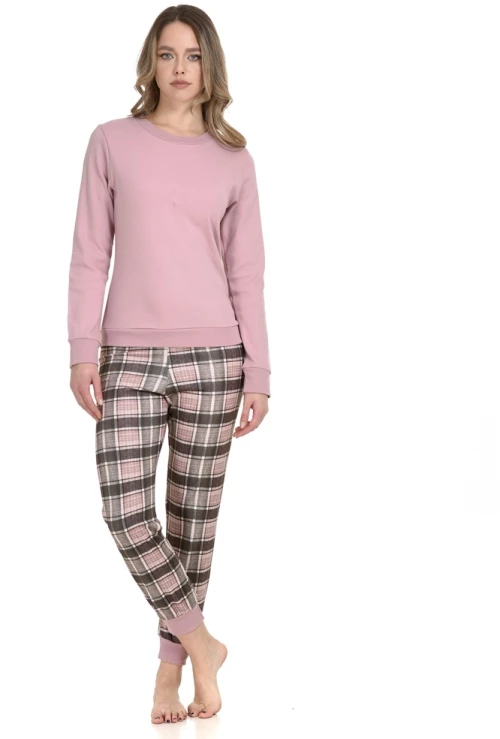 Zen by Daisy Γυναικεία Χειμερινή Βαμβακερή Πυζάμα Regular Fit 86966