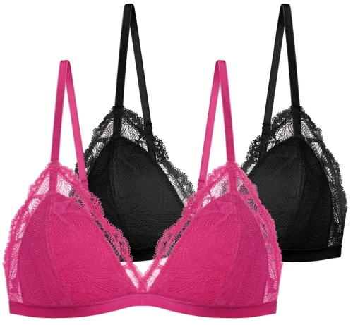 Dorina Γυναικείο Bralette Σουτιέν με Ελαφριά Ενίσχυση 2ΤΜΧ FXBR0012LA166-2X0395