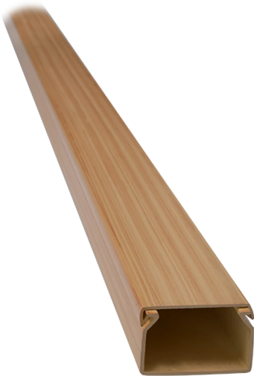 2m. 16X16 PLASTIC CABLE TRUNKING CT2 LIGHT BEECH