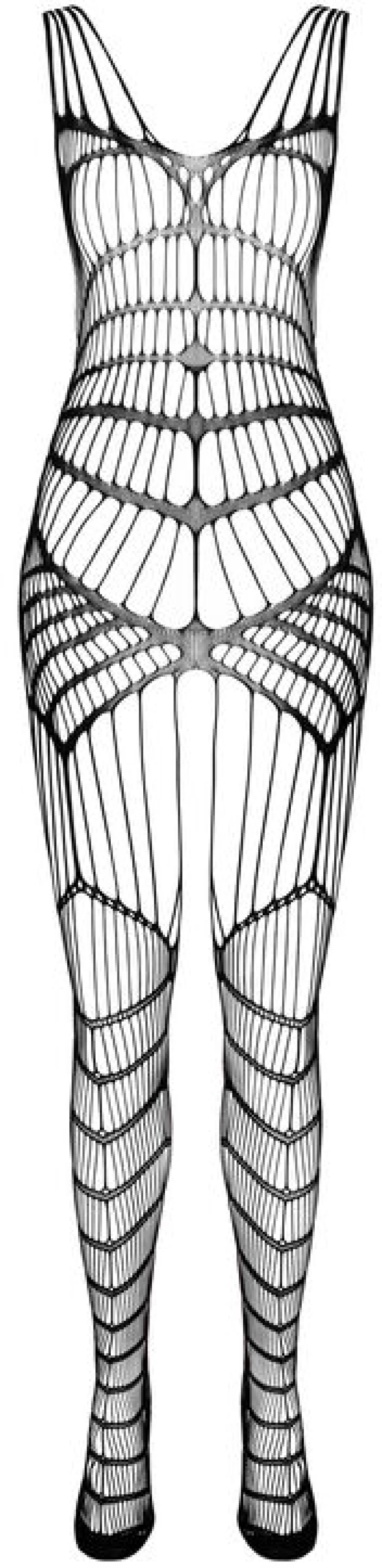 PASSION - BS 102 BODYSTOCKING WHITE ONE SIZE