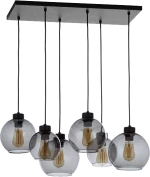 ALTHEA CEILING LAMP 6XE27 BLACK
