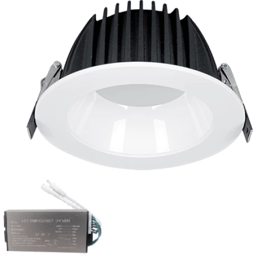 LED DOWNLIGHT SMD 15W 230V 6500K IP44 WHITE+ EM