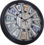 Ρολόι τοίχου - TZ681H - 026810 - Black