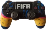 Doubleshock Ασύρματο Gamepad για PS4 FIFA Πολύχρωμο