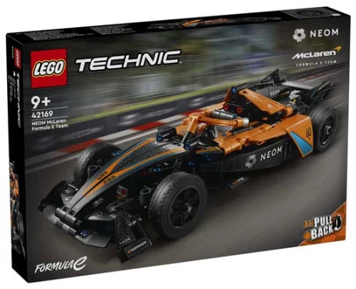 LEGO Technic Neon McLaren Formula E Race Car