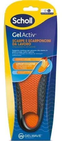 Scholl Gel Activ Ανατομικοί Πάτοι Παπουτσιών Εργασίας 2τμχ Large