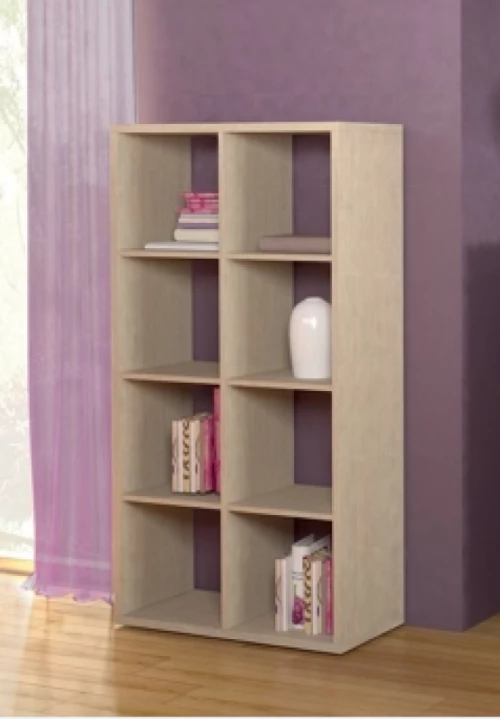 Βιβλιοθήκη σε χρώμα δρυς 75x35x145