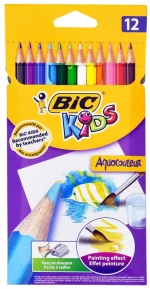 Ξυλομπογιές Bic Ακουαρέλας 12τμχ