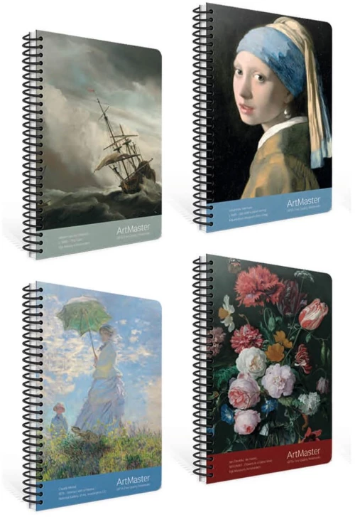 Τετραδιο Σπιραλ 17χ25 ART MASTER 4θ 80φ 80gr 3-56-68