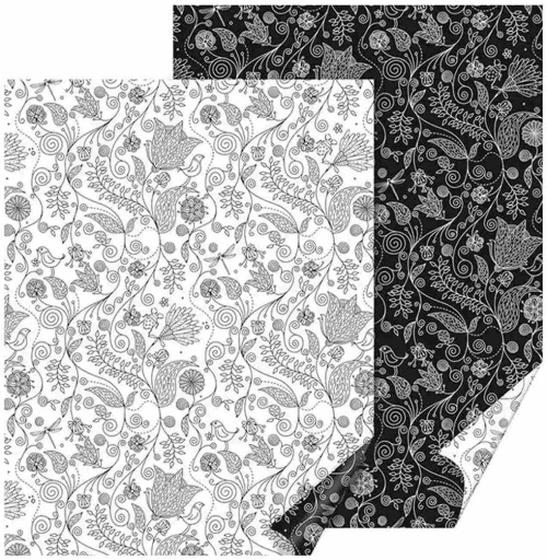 Χαρτόνι 50χ70εκ. 300γρ. Zenart Flowers
