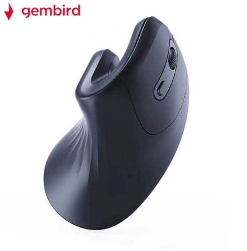 GEMBIRD ERGONOMIC WIRELESS 6-BUTTON OPTICAL MOUSE BLACK