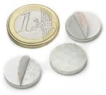 Μεταλλικός Δίσκος Φ16x2mm Γαλβανιζέ Αυτοκόλλητος