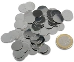 Μεταλλικός Δίσκος Φ16x2mm Γαλβανιζέ Αυτοκόλλητος