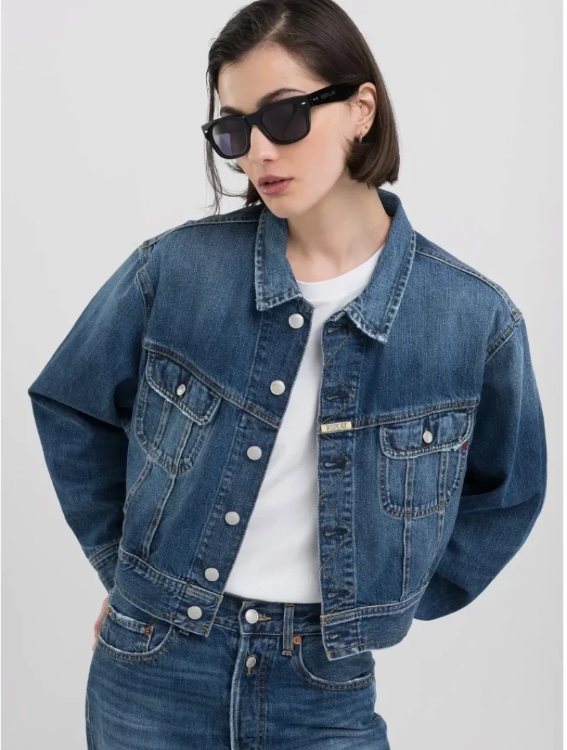 Replay Woman 9ZERO1 Denim Jacket