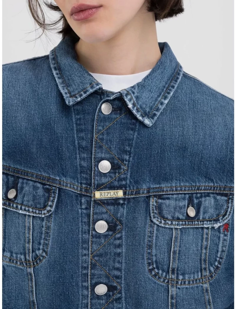 Replay Woman 9ZERO1 Denim Jacket