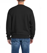 Replay Man Crewneck Black Sweatshirt