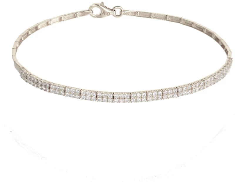 Βραχιόλι Ασήμι 925 Ριβιέρα με zircon Gatsa BR543